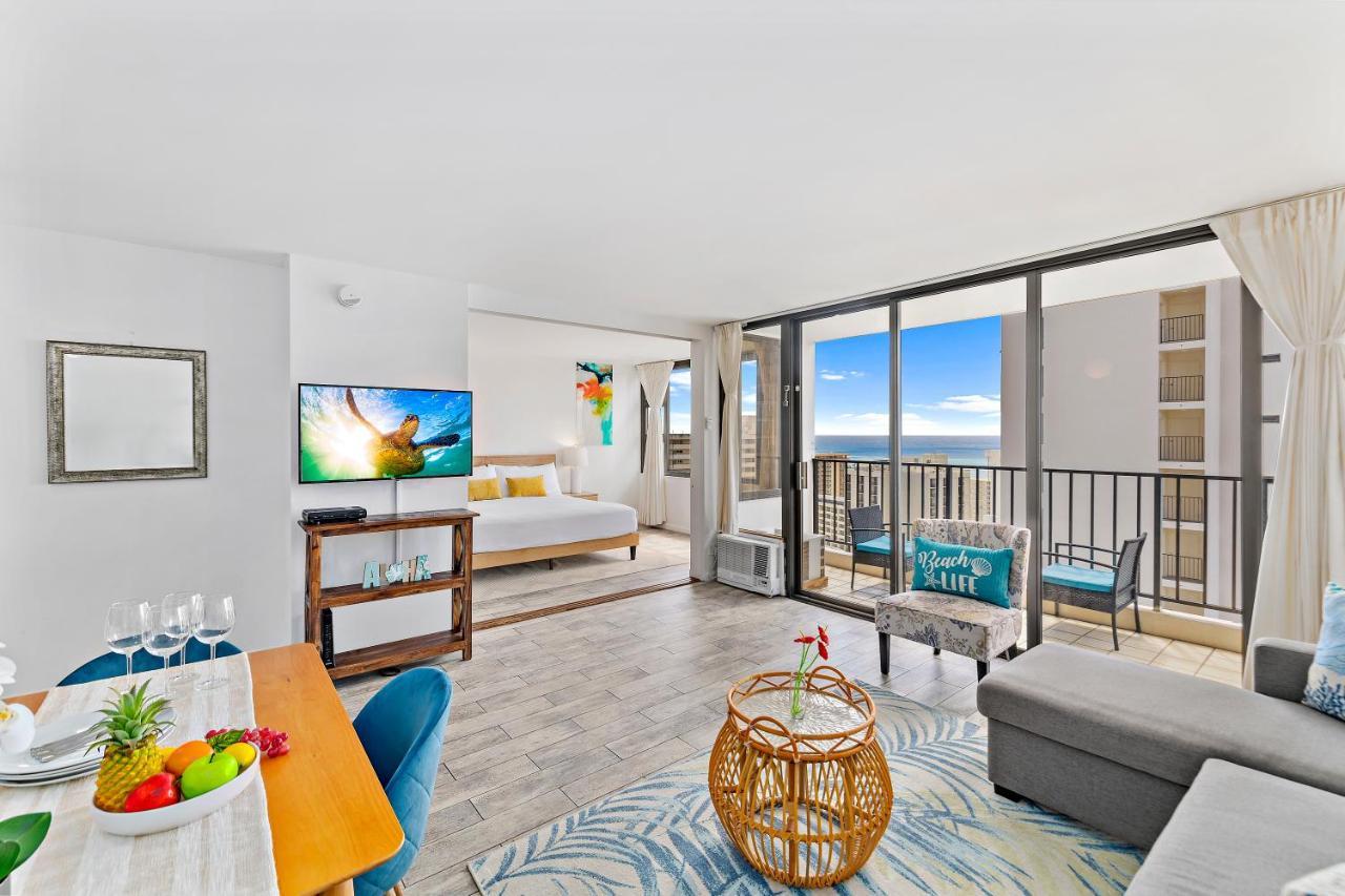 Appartement 1br With Great Ocean Views, 1 Block To Waikiki *