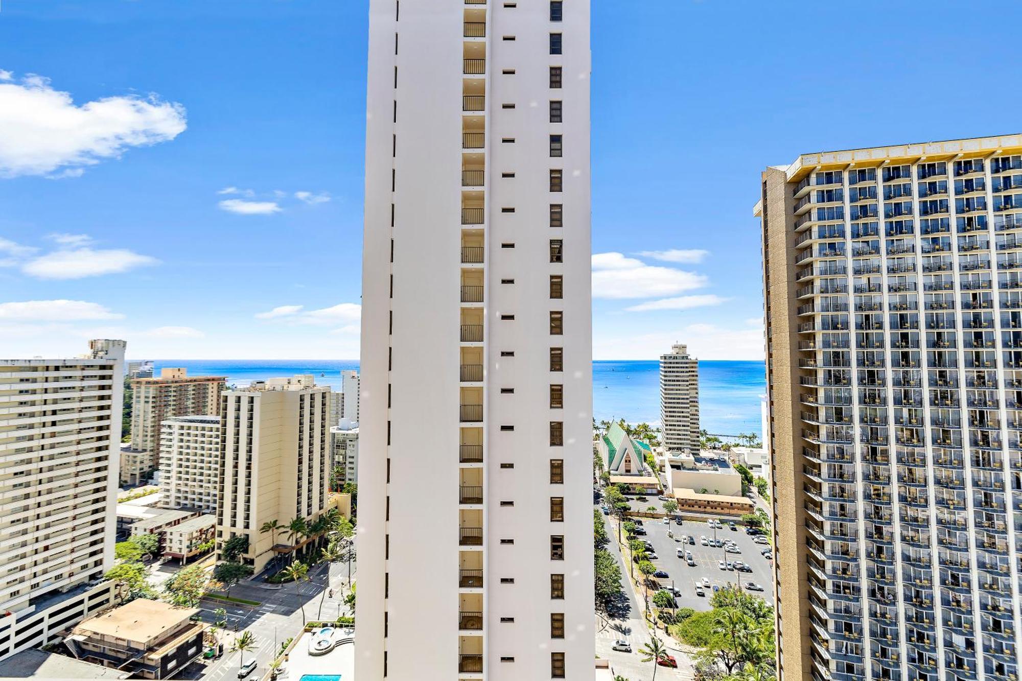 1br With Great Ocean Views, 1 Block To Waikiki Apartment Honolulu