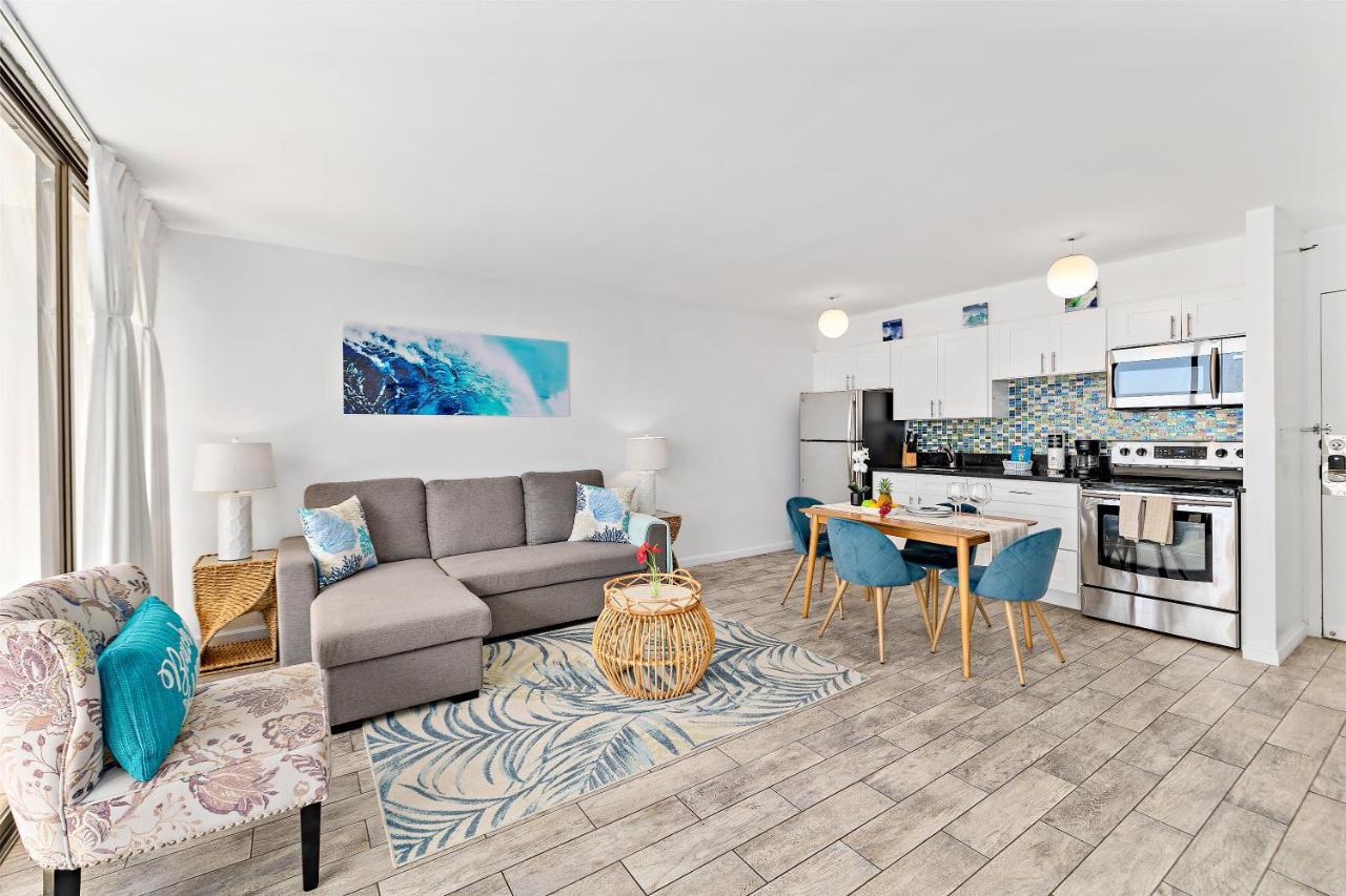 1br With Great Ocean Views, 1 Block To Waikiki Apartamento